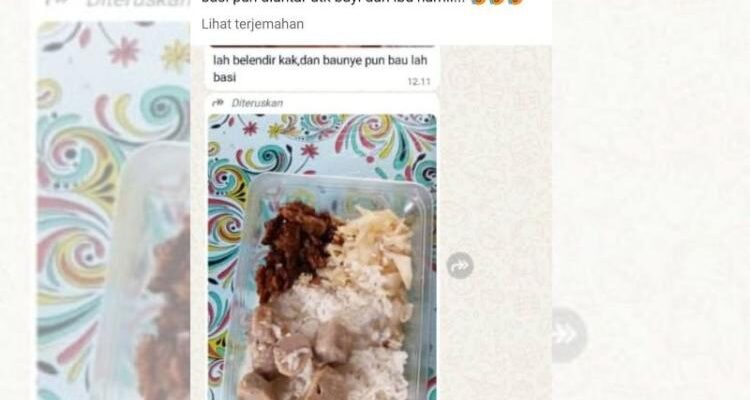 Menu MBG di Bandarsyah Viral Setelah Diduga Sajikan Pentol Basi dan Berlendir
