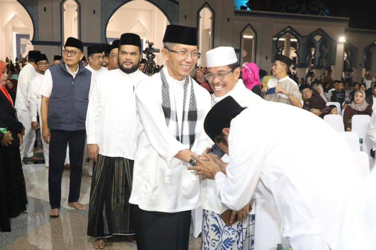 Ribuan Jemaah Semarakkan Peringatan Tahun Baru Islam di Masjid Agung Batam